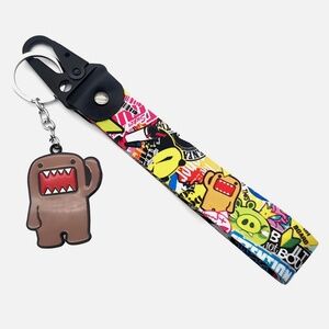 D0m0 Kun Key Holder Wristlet Keychain Wrist Y2k Harajuku Japanese Collectible